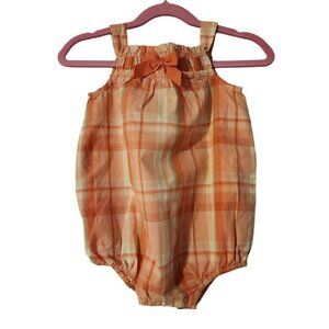 Janie and Jack 18-24 Orange Bubble